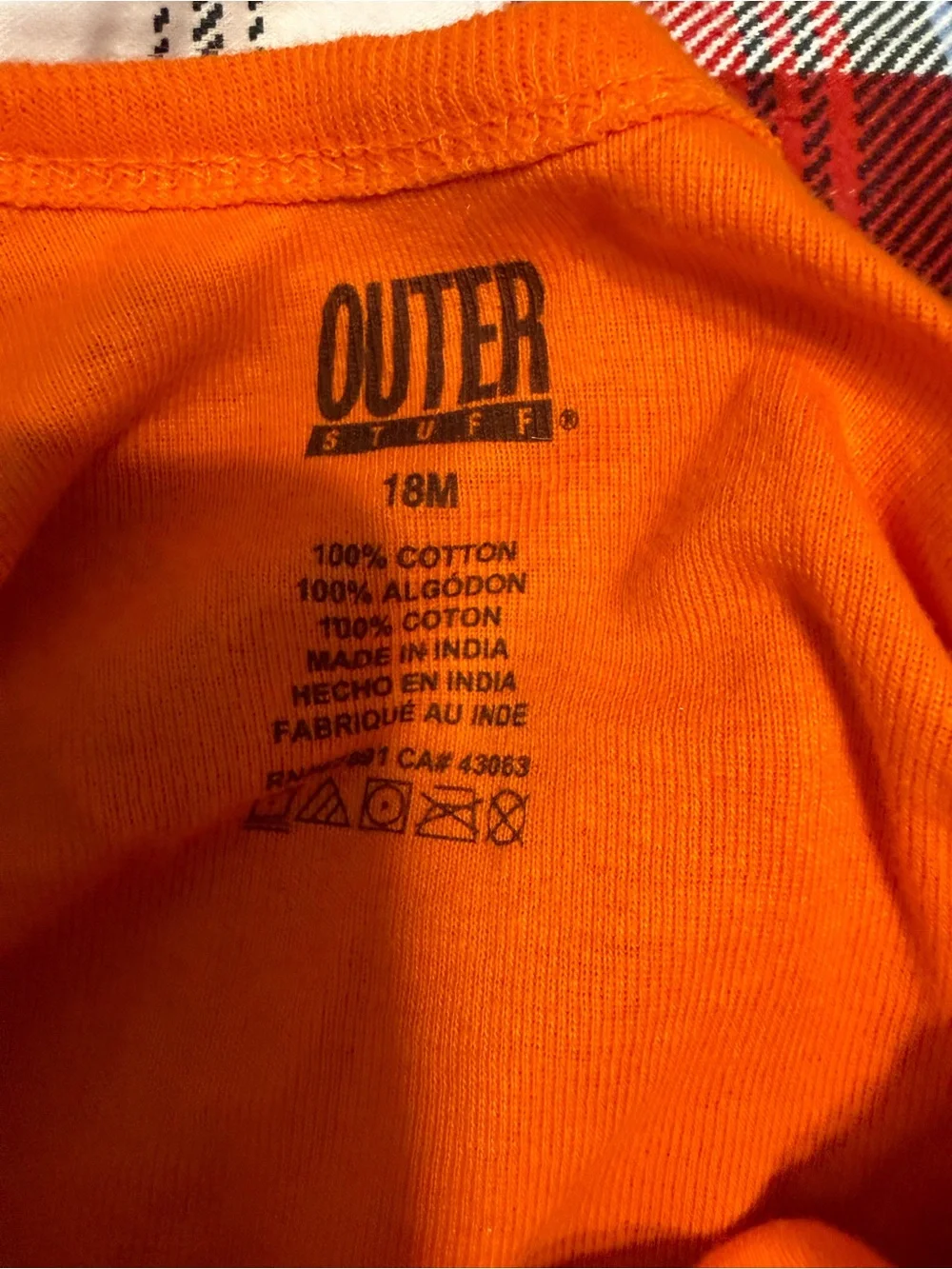 NHL Orange Rink Rookie Baby One-Piece